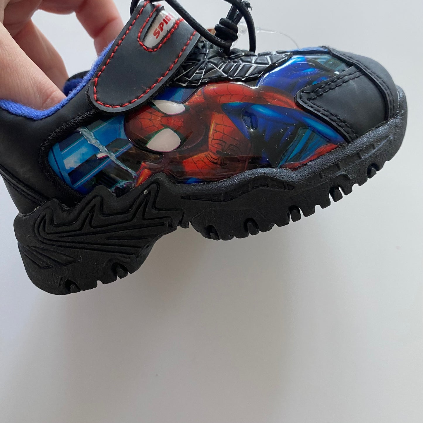 Spider-Man Sneakers - Size 5 (NEW)