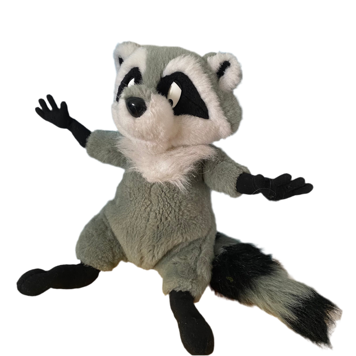 Disney 1995 Vintage Pocahontas Meeko Racoon Chattering Plush