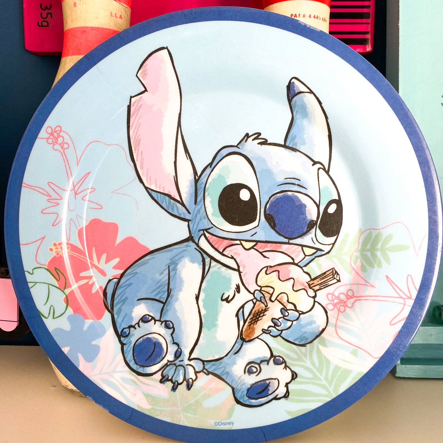 Disney Stitch Melamine Plate