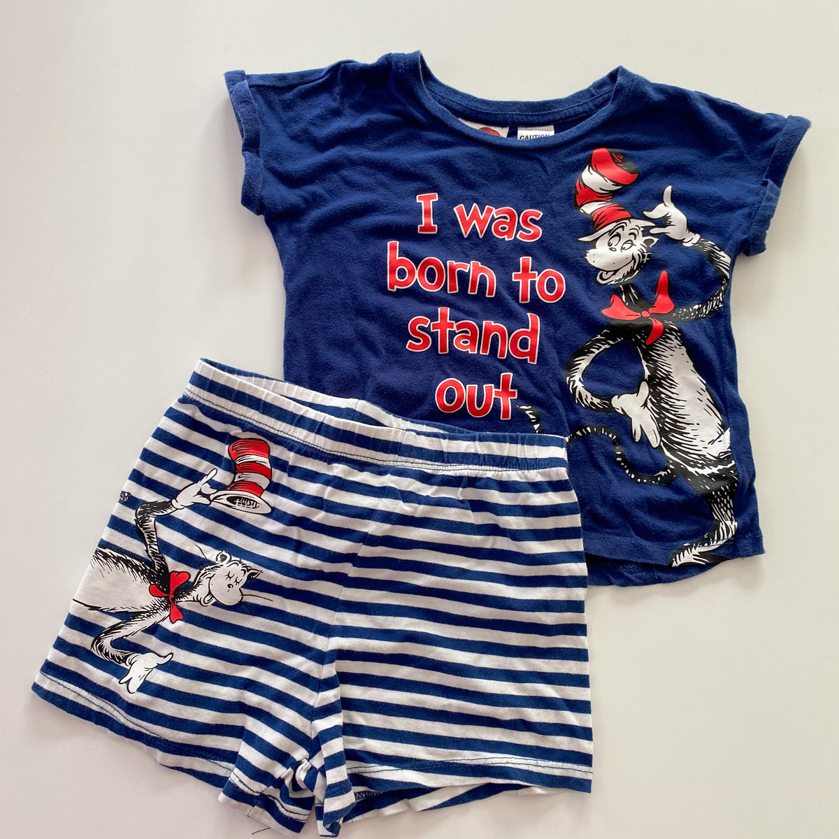 Dr Seuss Pyjamas - Size 3