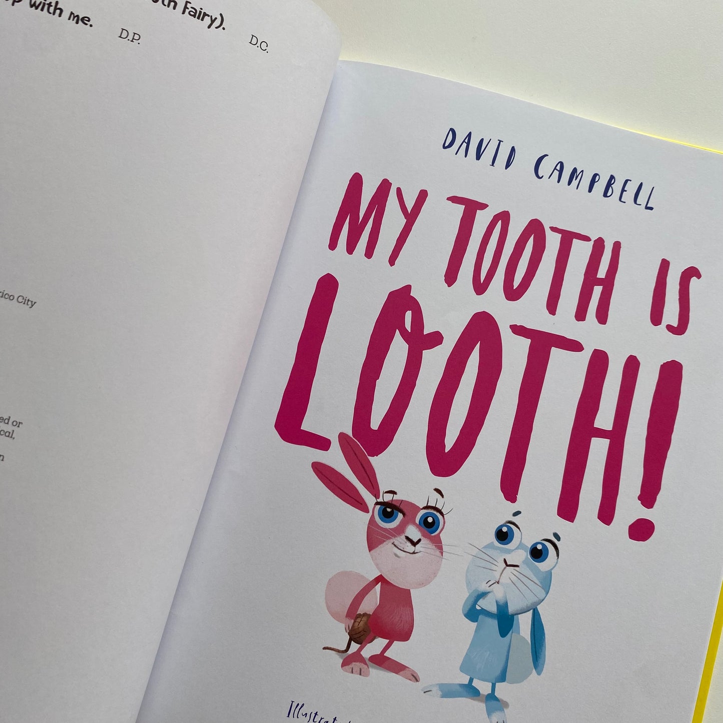 My Tooth Is Looth! Book