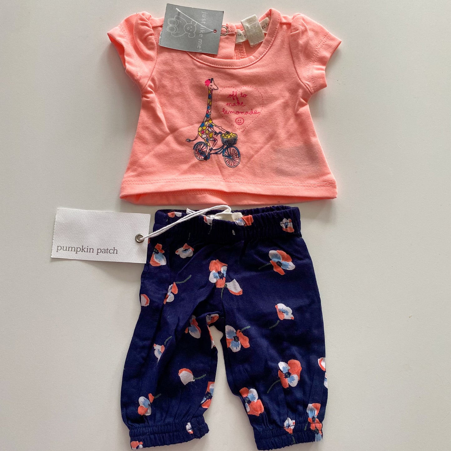 Vintage Pumpkin Patch Bear Outfit (NEW)