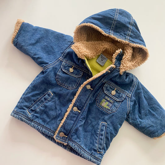 Vintage Pumpkin Patch Denim Jacket - Size 6-12M