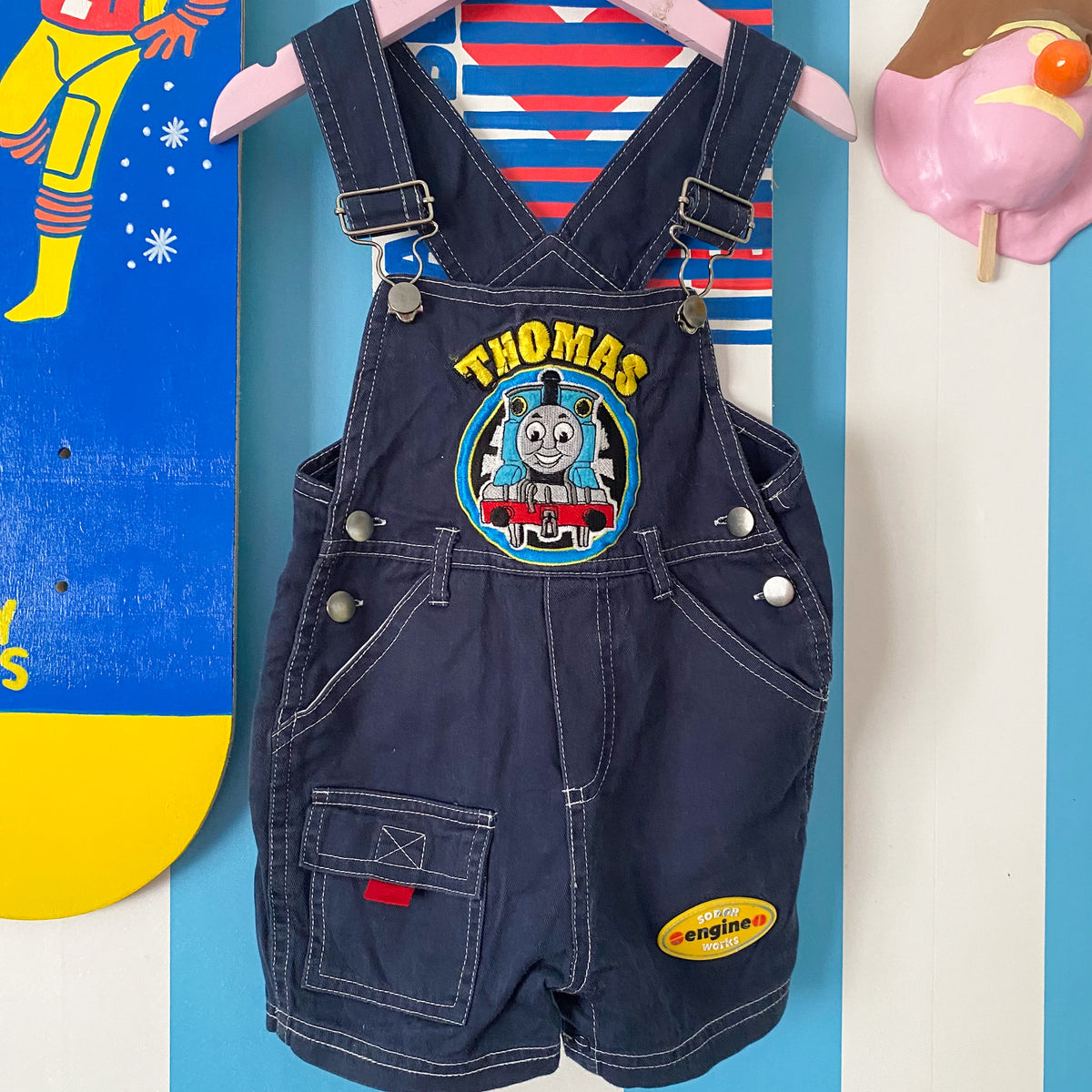 Thomas The Tank Engine Shortalls - Size 1