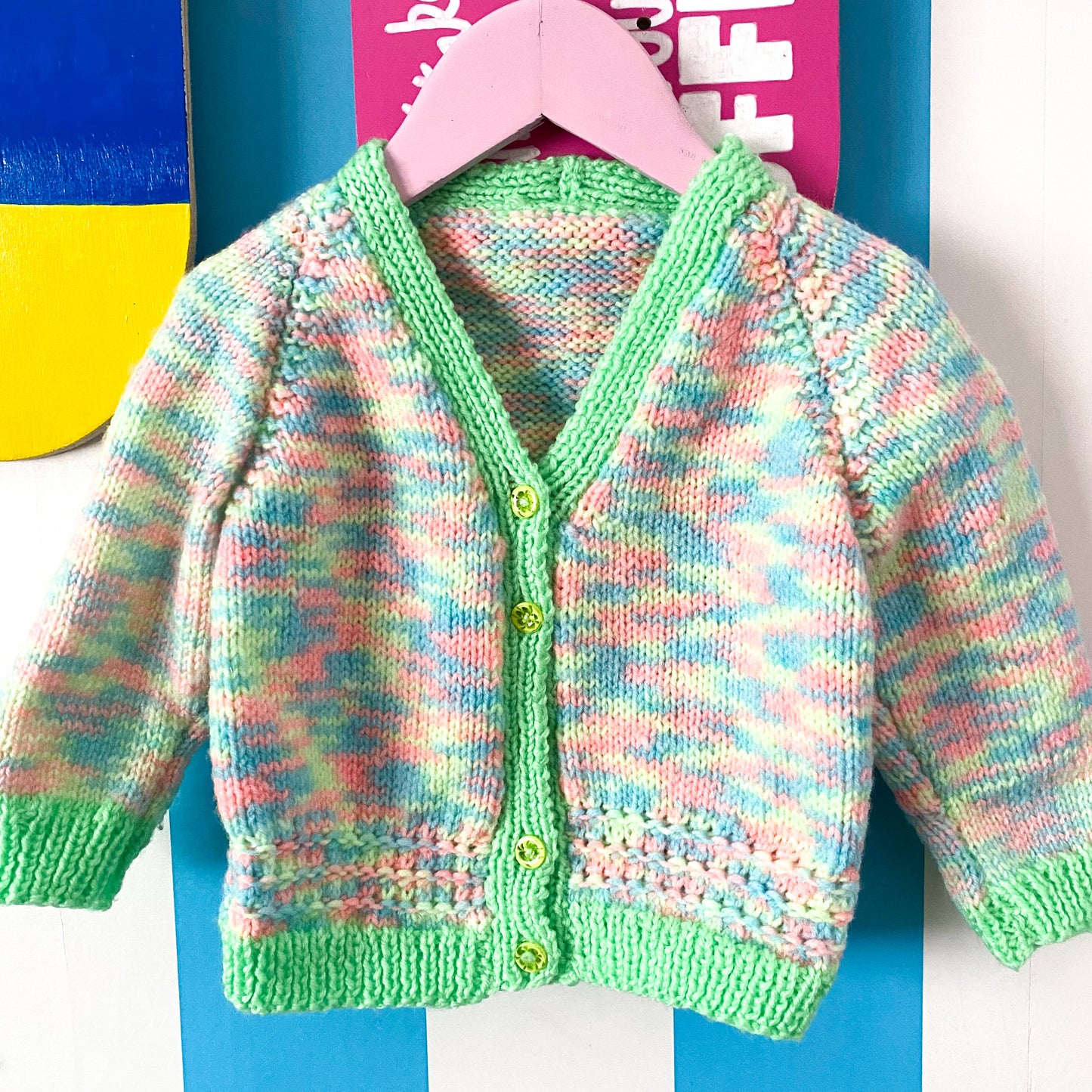 Handmade Knit Cardigan - Size 1