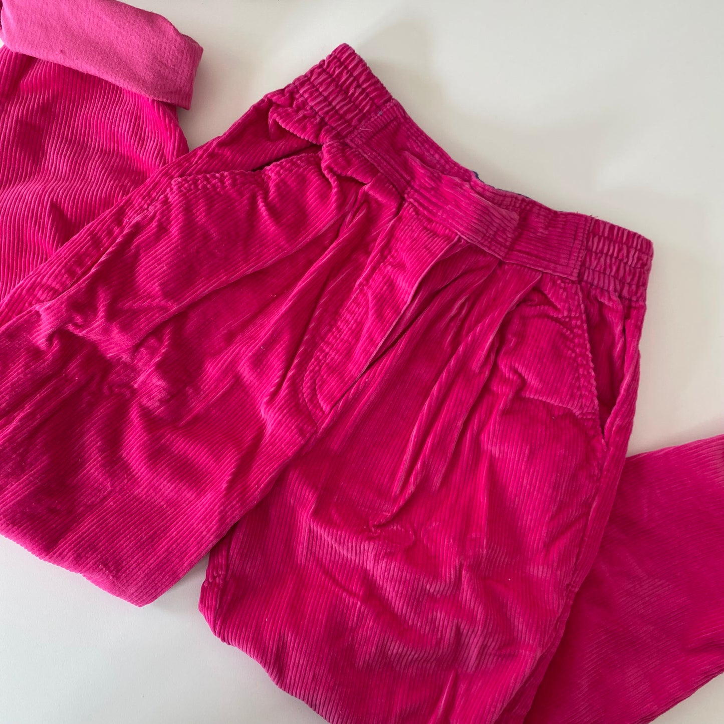 Hot Pink Kids Club Cord Pants - Size 6