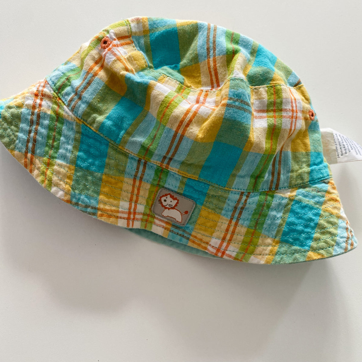 Vintage Pumpkin Patch Reversible Hat - Size Baby