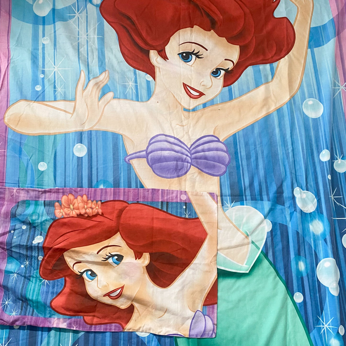 Disney Princess Little Mermaid Ariel Single Duvet Cover & Pillowcase