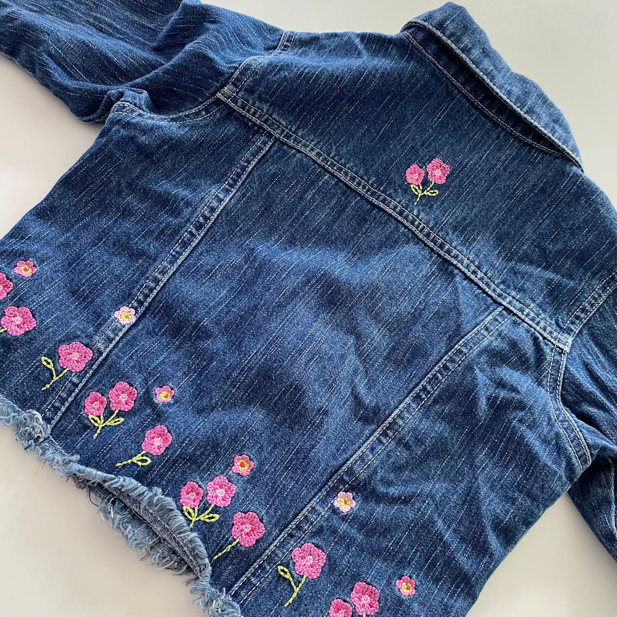 Vintage Pumpkin Patch Denim Jacket - Size 3