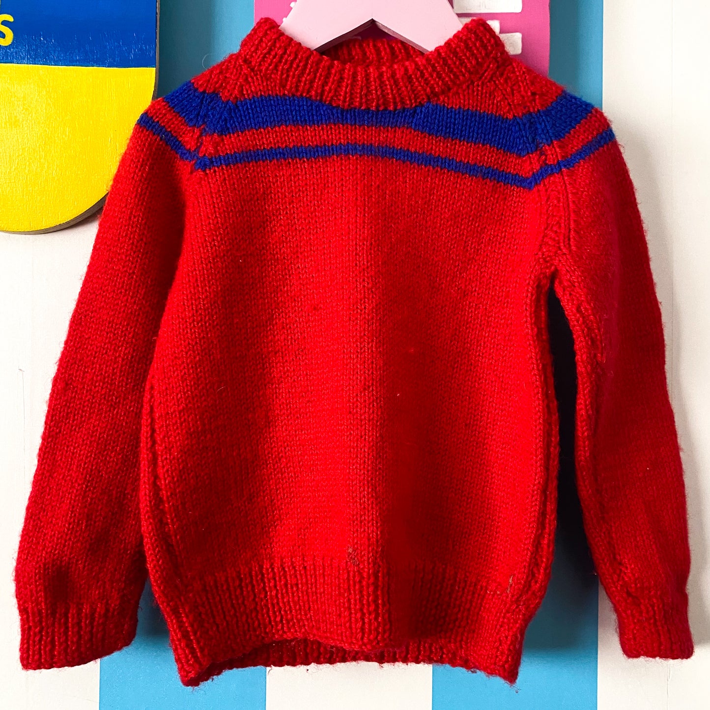 Handmade Knit Jumper - Size 3-5Y