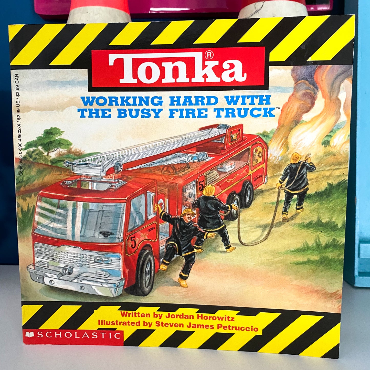 Tonka Working Hard With The Busy Fire Truck Book