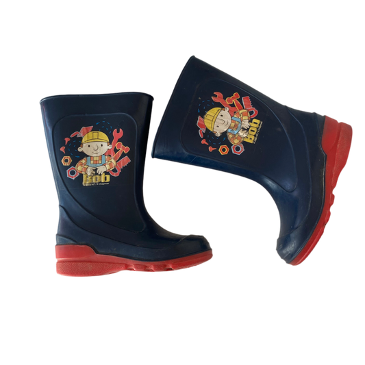 Bob The Builder Gumboots - Size 4