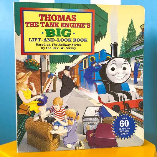 Vintage Thomas The Tank Engine BIG Lift The Flap Book