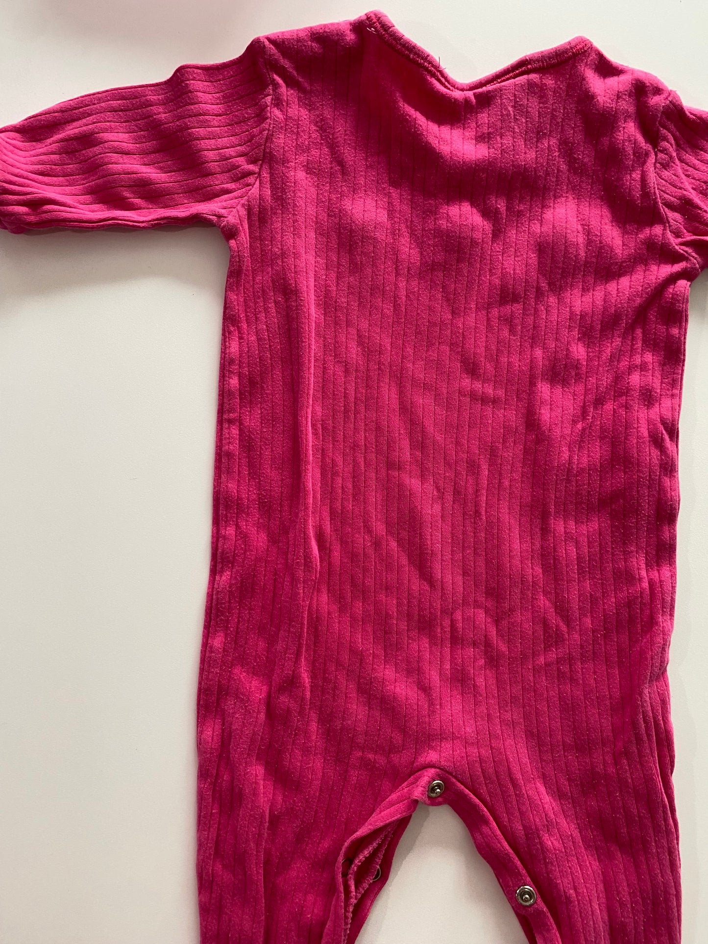 Vintage NOW Pink Footed Suit - Size 3-6M