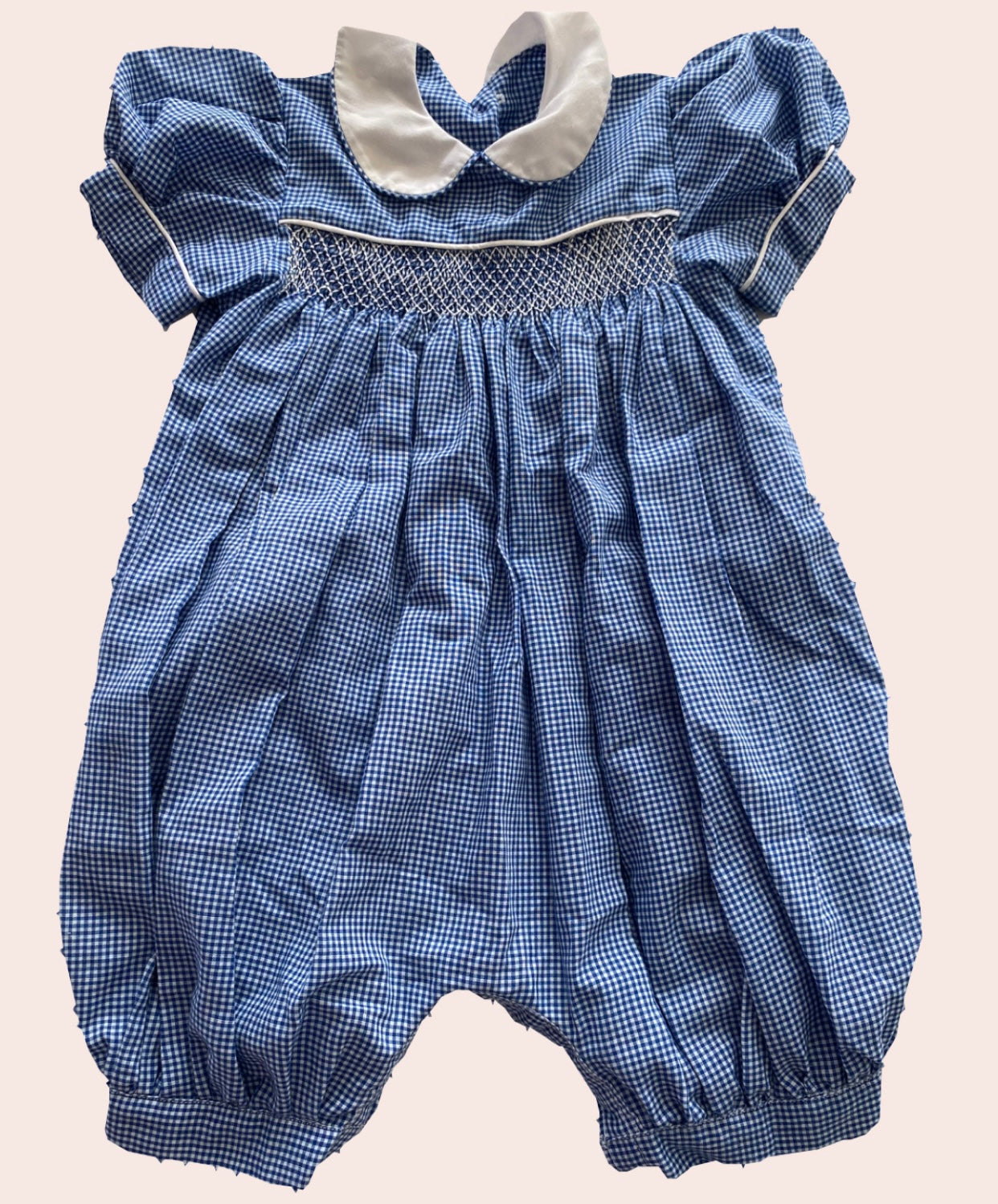 Vintage Smocked Romper - Size 1